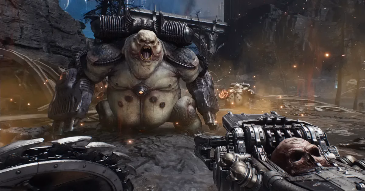 DOOM: The Dark Ages combat scene