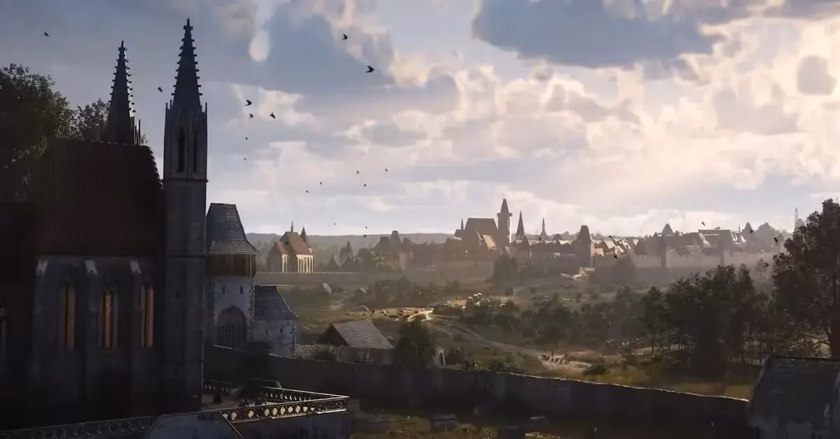 Combat scene showcasing the directional fighting system