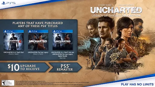 Nathan Drake in action during an intense sequence
